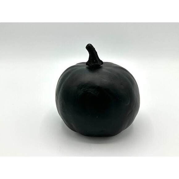 Halloween HAPPY HALLOWEEN Black and White Pumpkin - Picture 2 of 4